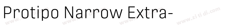Protipo Narrow Extra字体转换 Protipo Narrow Extra字体转换